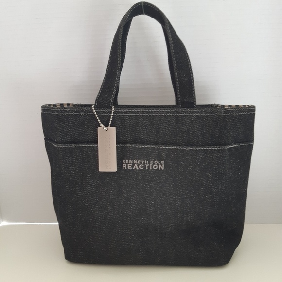 Little Kenneth Cole Black Denim Tote - Picture 1 of 7